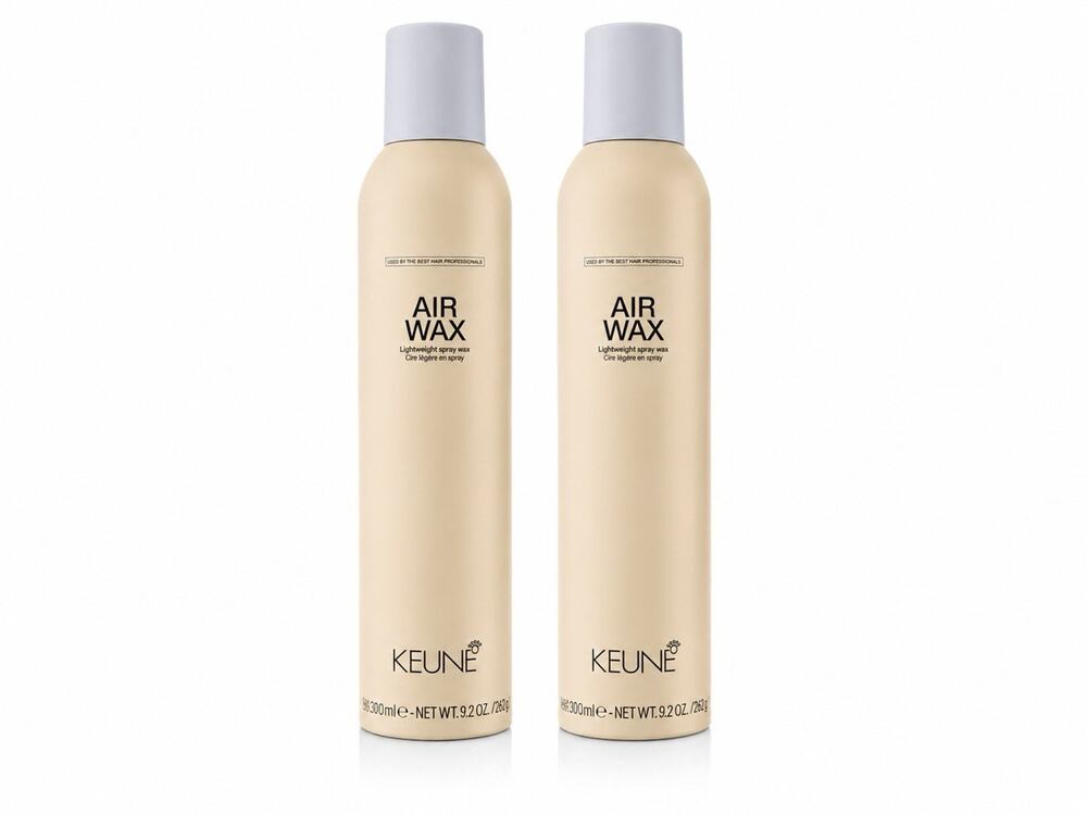 2x Keune Air Wax Lightweight Spray Wax 300ml 9.2 oz Hair Styling Texture